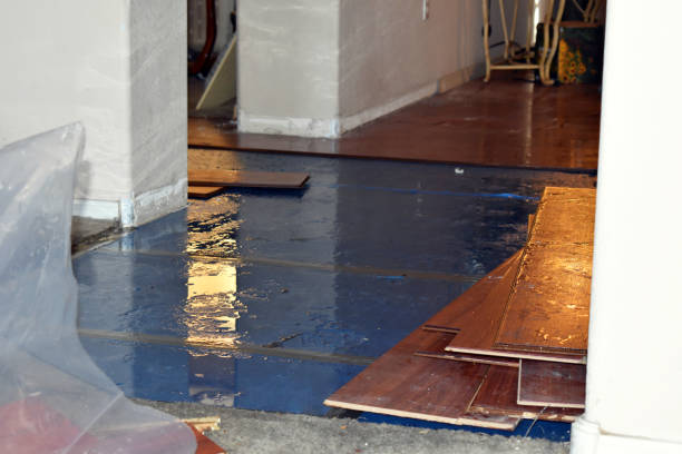 Professional Flood Cleanup technician working in Adelanto, CA